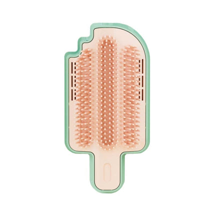 Cats Corner Self-Exciting Ice-Cream Scrubber Pet Massage Brush Toy, Simple Model, Feather Model, Peppermint Ball Model
