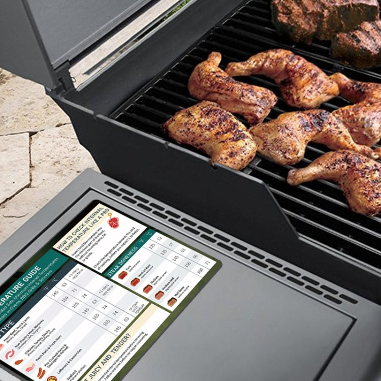 Kitchen Barbecue Meat Temperature Guide Waterproof Magnetic Sticker
