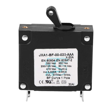 80V DC Overload Hydraulic Reset Circuit Breaker, 15A, 20A, 25A, 30A