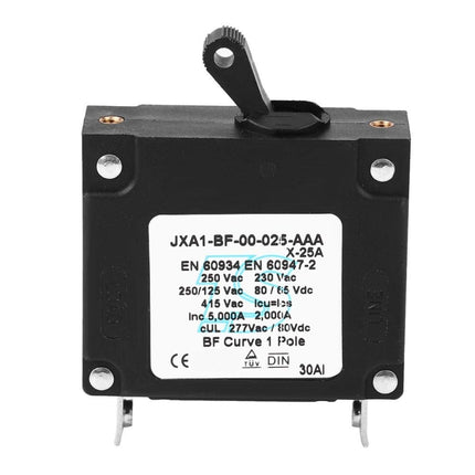 80V DC Overload Hydraulic Reset Circuit Breaker, 15A, 20A, 25A, 30A