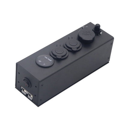 USB Voltmeter Cigarette Lighter Socket With Switch Power Box For Car And Ship