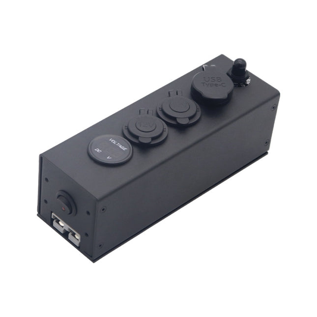 USB Voltmeter Cigarette Lighter Socket With Switch Power Box For Car And Ship, AOS3515-1, AOS3515-50A-Z With 30CM Cable