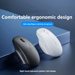 Inphic M1 2nd Generation Wireless Mice Rechargeable Mute Business Office Home Laptop Mouse, 2.4G Black, 2.4G White, 2.4G Silver, Tri-mode Black, Tri-mode White