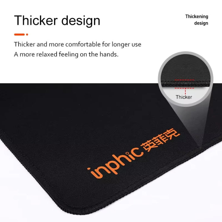 Inphic PD100 Anti-slip Washable Mouse Pad Computer Desk Pad, 25x30cm