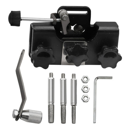 Portable Handheld Electric Saw Hand-cranked Chain Sharpener With 3 Grinding Heads