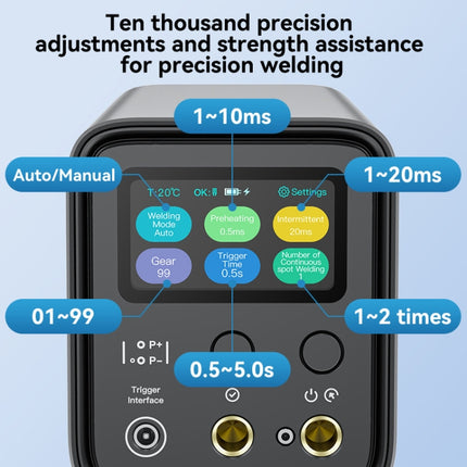 AWithZ Energy Storage Capacitor 18650 Lithium Battery DIY Nickel Sheet Spot Welder