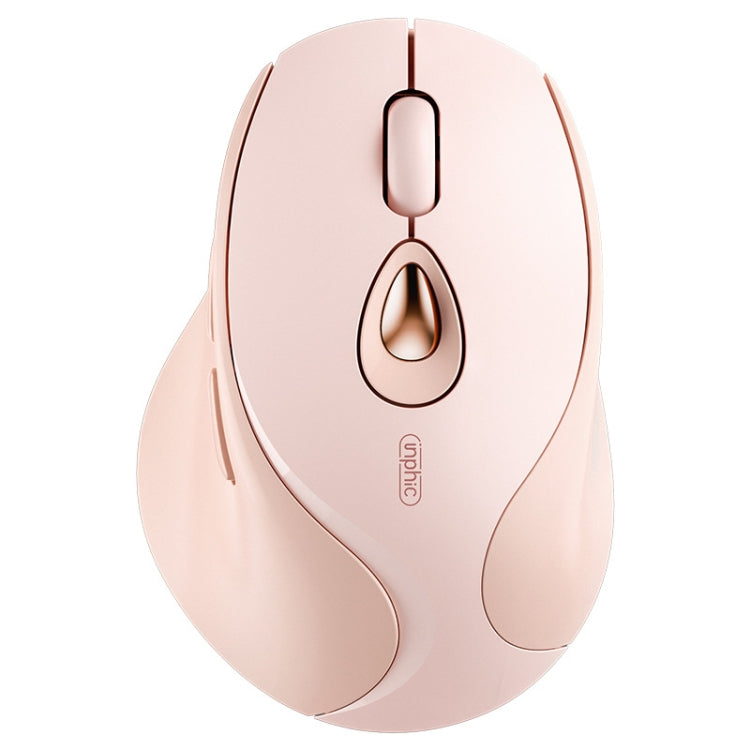 Inphic DR801 2.4G+Bluetooth 5.0/4.0 Wireless Mouse USB Tri-Mode Mute Rechargeable Girls Office Home Gaming Mouse