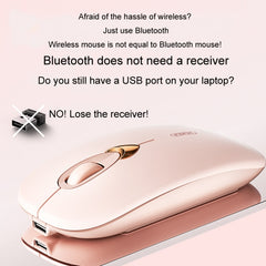 Inphic Q8 Gen 2 Bluetooth Mouse Wireless Silent Charging Office Business Girls Laptop Mouse