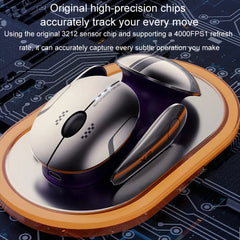 Inphic X2 Bluetooth Wireless Mouse Tri-Mode Silent Rechargeable Office Gaming Laptop Mouse