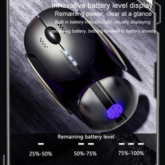 Inphic X2 Bluetooth Wireless Mouse Tri-Mode Silent Rechargeable Office Gaming Laptop Mouse