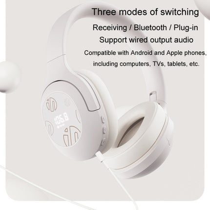 Inphic H1S Bluetooth Wireless Headphones Headset FM Listening Exam Hi-Res Audio Earphones