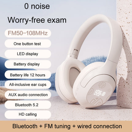 Inphic H1S Bluetooth Wireless Headphones Headset FM Listening Exam Hi-Res Audio Earphones