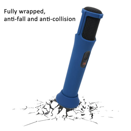 For JBL PartyBox Wireless Mic Silicone Protective Cover Microphone Case, Silicone Case(Black), Silicone Case(Blue), Silicone Case(Green), Silicone Case(Pink)