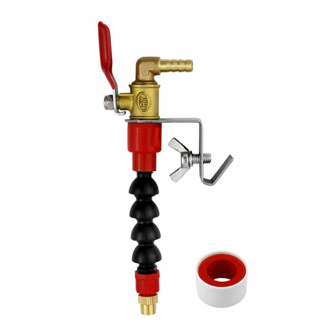 Angle Grinder Marble Cutting Machine Water Filling / Spraying Device Cooling Dusting Dust Spray Nozzle, 1 Snap Spout + Waterproof Tape, 1 Snap Aluminum Tube Spout-Longer, Bamboo Tube, 1 Snap Aluminum Tube Spout-Short