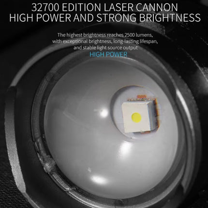 E-SMARTER P27 Pen Clip Strong Light Flashlight Laser Wick High Bright Side Light Outdoor Emergency Adventure Flashlight, P27