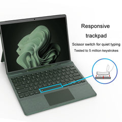 For Microsoft Surface Pro 8 / 9 / 10 / X Bluetooth Keyboard Magnetic Tablet Wireless Touch Backlit Keyboard With Pen Slot