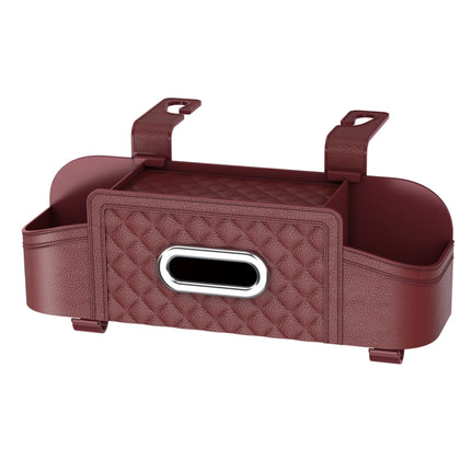 Multifunctional Car Seat Back Tissue Storage Box Hanging Bag