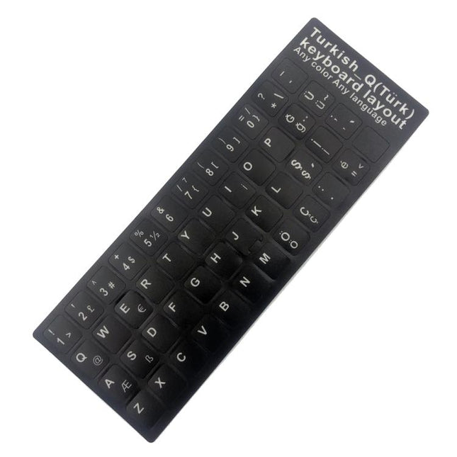Laptop Keyboard Sticker, Ukraine, Turkish, Swedish, Polish, Farsi