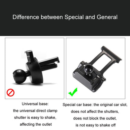 For Morris Garages Left Driving Car-Mounted Special Mobile Phone Navigation Bracket Base, 11-16 MG3, 17-21 MG6, 17-21 ZS/EZS, 17-22 ZS/EZS, 18-20 HS, 21-22 MG5, 22 ONE, 22 MG5 Scorpio