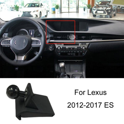 For Lexus Car Special Mobile Phone Navigation Bracket Base, 06-11 ES, 06-11 IS, 09-14 RX, 11-21 CT, 13-17 ES, 15-22 RX, 16-19 LX570, 16-21 NX, 18-20 ES, 18-21 LS, 19-21 UX, 21-22 ES, 22 NX