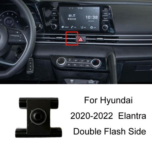 For Hyundai Left Driving Car Special Mobile Navigation Bracket Base, 19-21 IX25, 20-22 Sonata, 20-22 Elantra Driver Seat, 20-22 Elantra Double Flash Side, 21-22 Custo, 21-23 Tucson L, 21 IX35, 21 MISTRA