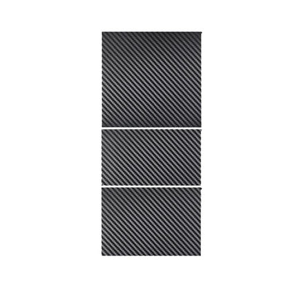 For Tesla 2024+ Model 3 Highland Center Console Panel Protection Sticker, Horizontal Wood Grain, Vertical Wood Grain, Carbon Fiber Grain, Matt Black, Frosted Black