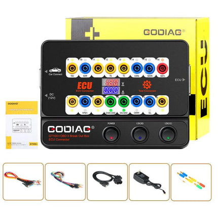 GODIAG GT100+ OBDII Breakout Box Diagnostic Port Tester ECU Bench Connector, UK Plug