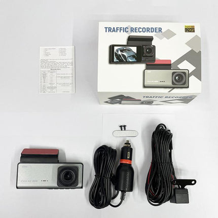 G71 HD 1080P Three-Lens 2.0-Inch Infrared Night Vision Driving Recorder, No WIFI, WIFI Connection