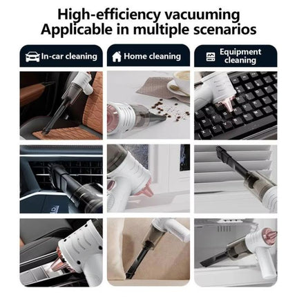 Mini Powerful Car Wireless Vacuum Cleaner Household Handheld Desktop Cleaner