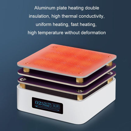 LCD Intelligent Temperature Control Screen Displays Double-Layer Heating Plate