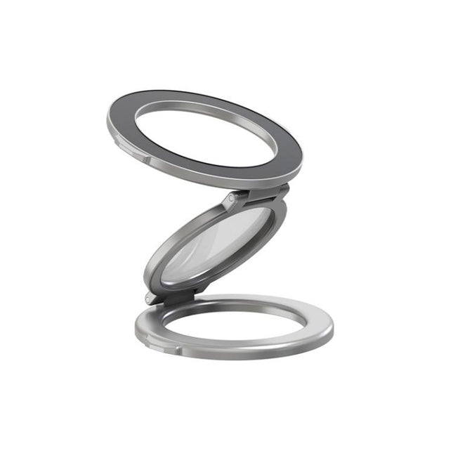 Foldable Double-sided Magnetic Phone Holder Gym Car Universal Stand, Basic Black, Basic Silver, Mirror Type Black, Mirror Type Silver