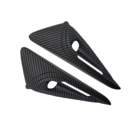 For Tesla 2024 Model 3 Fenders Side Labels Camera Cover Stickers, Pearl White, Glossy Carbon Fiber Texture, Matt Carbon Fiber Texture, Piano Paint Bright Black, Frosted Matt Black, Bright Red