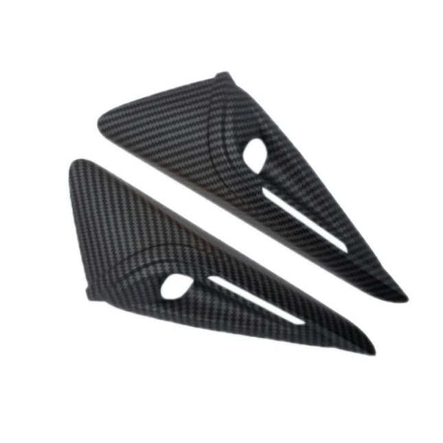 For Tesla 2024 Model 3 Fenders Side Labels Camera Cover Stickers, Pearl White, Glossy Carbon Fiber Texture, Matt Carbon Fiber Texture, Piano Paint Bright Black, Frosted Matt Black, Bright Red