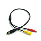 4 Pin Aviation Female To RCA Female DC Male