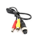 4 Pin Aviation Female To RCA Male DC Male