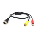 4 Pin Aviation Male To RCA Female DC Male