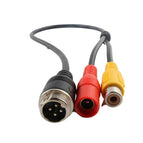 4 Pin Aviation Male To RCA Female DC Female