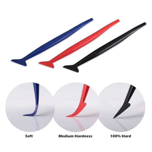 Car Film Scraper Tool For Trimming and Tucking Edges and Gathering Edges, 3pcs /Set
