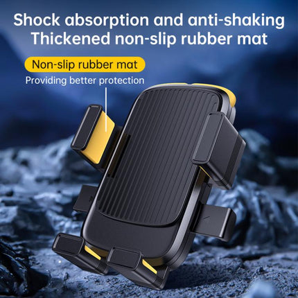 Bicycle and Motorcycle Phone Holder with Hidden Silicone Strap, Handbar, Rearview Mirror
