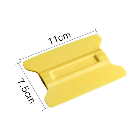 Car Film Scraper Plastic Winged Scraper Tool, With Magnet