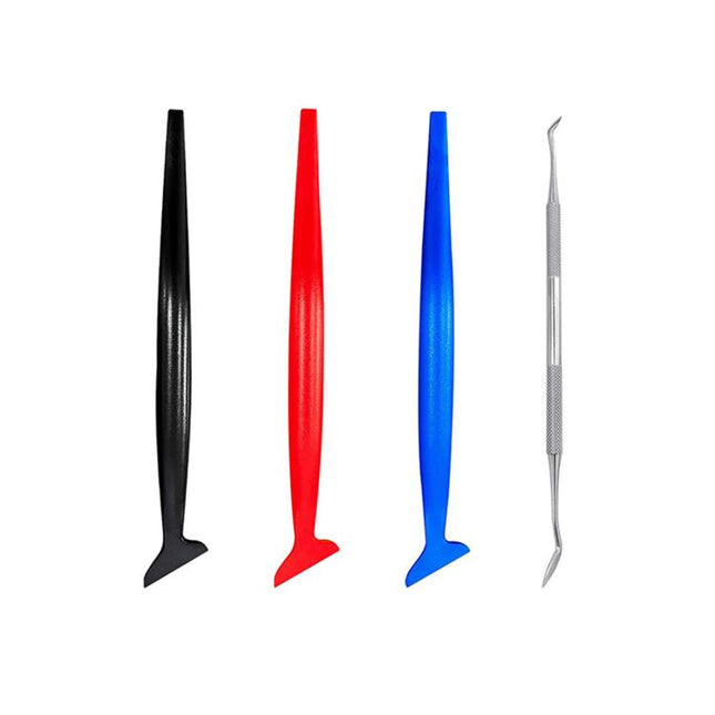 Car Film Edge Trimmer Car Film Tool Seam Tucking Scraper, 4pcs /Set, 5pcs /Set