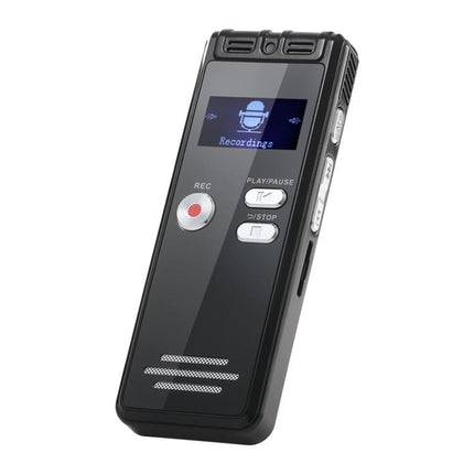 SK6 0.8-inch LED Screen Interview Recorder USB Rechargeable MP3 Player, Without Memory, 32GB