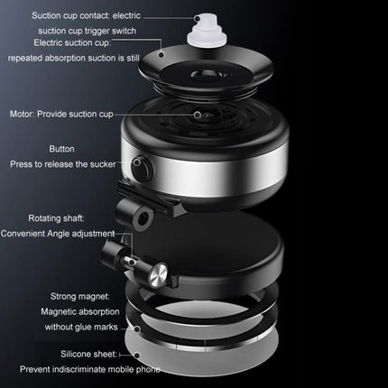 Car Navigation Eectric Vacuum Magnetic Suction Cup Multifunctional Bracket