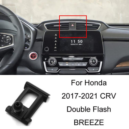 For Honda Left-hand Drive Car-Mounted Mobile Phone Navigation Holder Base, 16-21 10th Generation Civic, 17-21 CRV Double Flash/BREEZE, 17-21 AVANCIER, 17-21 CRV Right/BREEZE, 17-21 CRV 3th Generation/BREEZE, 18-21 URV, 18-22 Accord 10th Generation/Insp...