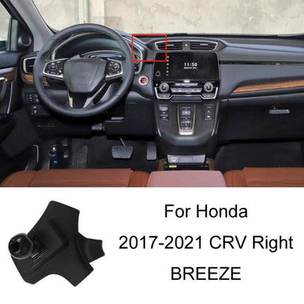 For Honda Left-hand Drive Car-Mounted Mobile Phone Navigation Holder Base, 16-21 10th Generation Civic, 17-21 CRV Double Flash/BREEZE, 17-21 AVANCIER, 17-21 CRV Right/BREEZE, 17-21 CRV 3th Generation/BREEZE, 18-21 URV, 18-22 Accord 10th Generation/Insp...