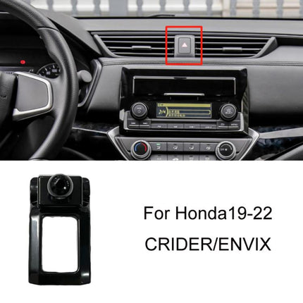 For Honda Left-hand Drive Car-Mounted Mobile Phone Navigation Holder Base, 16-21 10th Generation Civic, 17-21 CRV Double Flash/BREEZE, 17-21 AVANCIER, 17-21 CRV Right/BREEZE, 17-21 CRV 3th Generation/BREEZE, 18-21 URV, 18-22 Accord 10th Generation/Insp...