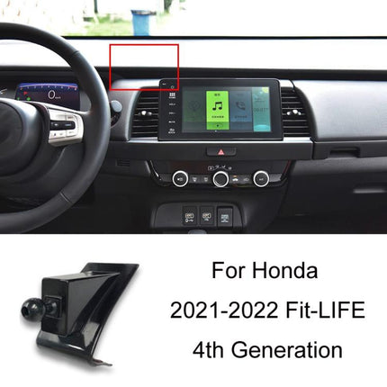 For Honda Left-hand Drive Car-Mounted Mobile Phone Navigation Holder Base, 16-21 10th Generation Civic, 17-21 CRV Double Flash/BREEZE, 17-21 AVANCIER, 17-21 CRV Right/BREEZE, 17-21 CRV 3th Generation/BREEZE, 18-21 URV, 18-22 Accord 10th Generation/Insp...