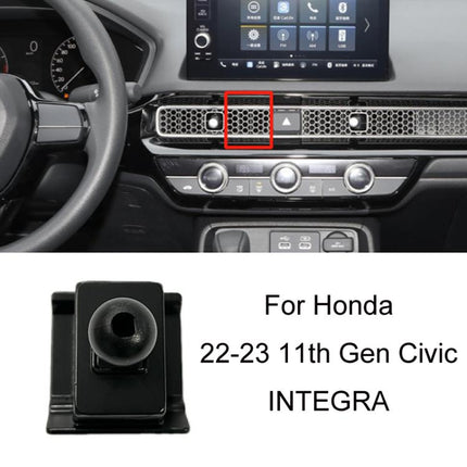 For Honda Left-hand Drive Car-Mounted Mobile Phone Navigation Holder Base, 16-21 10th Generation Civic, 17-21 CRV Double Flash/BREEZE, 17-21 AVANCIER, 17-21 CRV Right/BREEZE, 17-21 CRV 3th Generation/BREEZE, 18-21 URV, 18-22 Accord 10th Generation/Insp...
