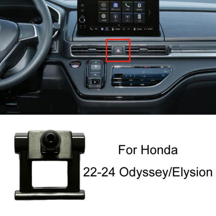 For Honda Left-hand Drive Car-Mounted Mobile Phone Navigation Holder Base, 16-21 10th Generation Civic, 17-21 CRV Double Flash/BREEZE, 17-21 AVANCIER, 17-21 CRV Right/BREEZE, 17-21 CRV 3th Generation/BREEZE, 18-21 URV, 18-22 Accord 10th Generation/Insp...