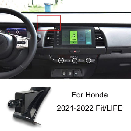For Honda Left-hand Drive Car-Mounted Mobile Phone Navigation Holder Base, 16-21 10th Generation Civic, 17-21 CRV Double Flash/BREEZE, 17-21 AVANCIER, 17-21 CRV Right/BREEZE, 17-21 CRV 3th Generation/BREEZE, 18-21 URV, 18-22 Accord 10th Generation/Insp...